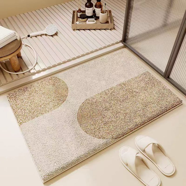 Textured Absorbent Bathroom Mat Stornfield
