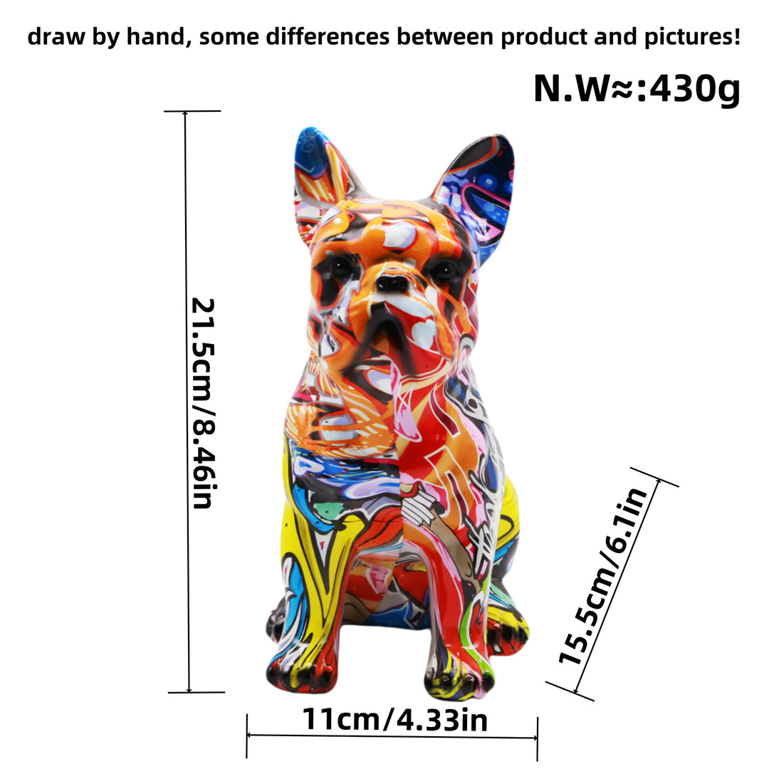 Artistically designed bulldog figure Stornfield