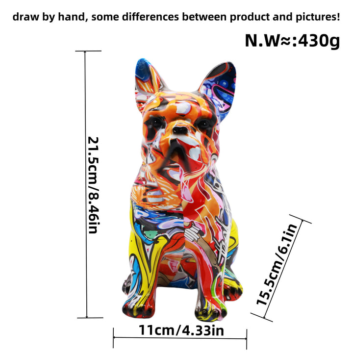 Artistically designed bulldog figure Stornfield