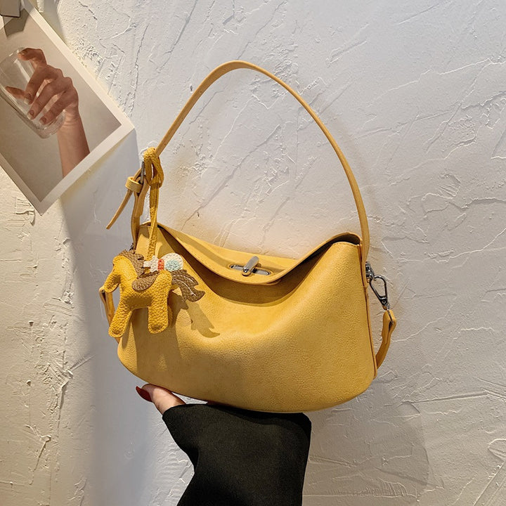 Elegant Soft-Suede Shoulder Bag Stornfield