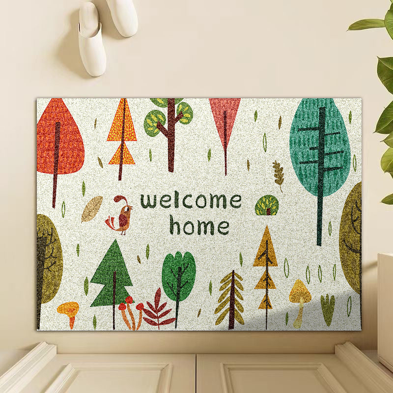 Playful Welcome Mat