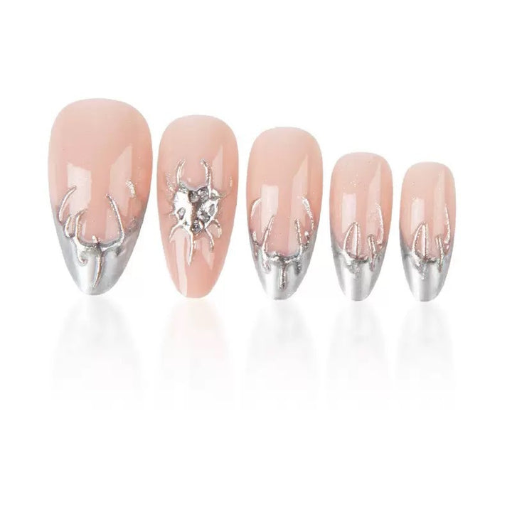Creative Nail Art with Stylish Metallic Finish Stornfield