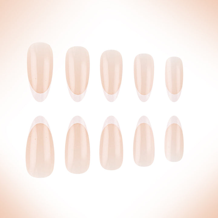 Elegant French Tip Stiletto Press-On Nails Stornfield