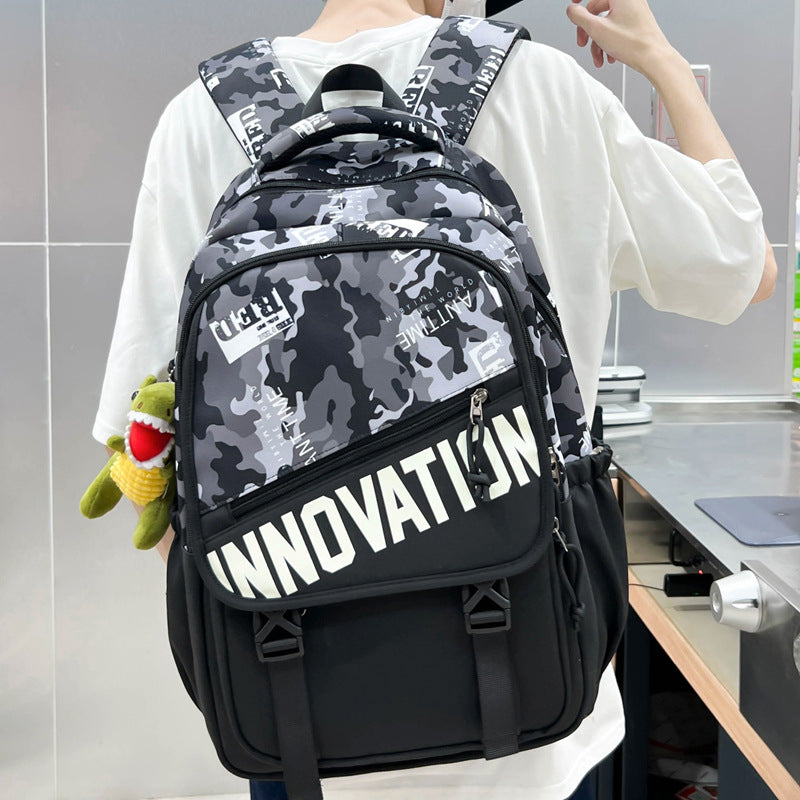 Stylish Camo Print Backpack Stornfield