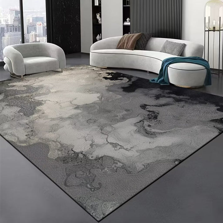 Contemporary Wave Pattern Area Rug Stornfield