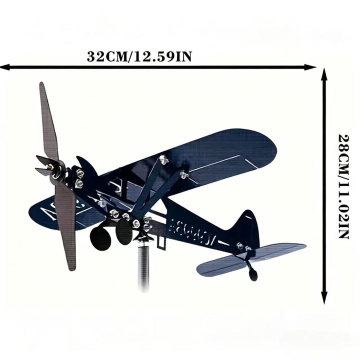 Decorative Airplane Garden Stake Stornfield