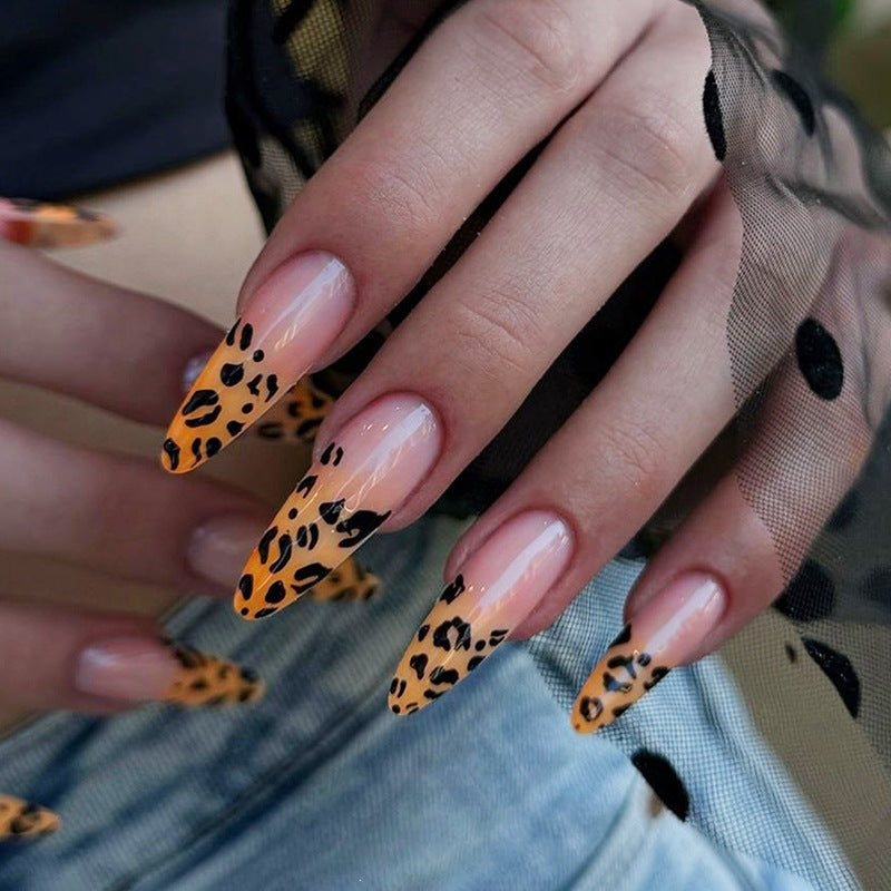 Creative Nail Art Set with Leopard Print Stornfield