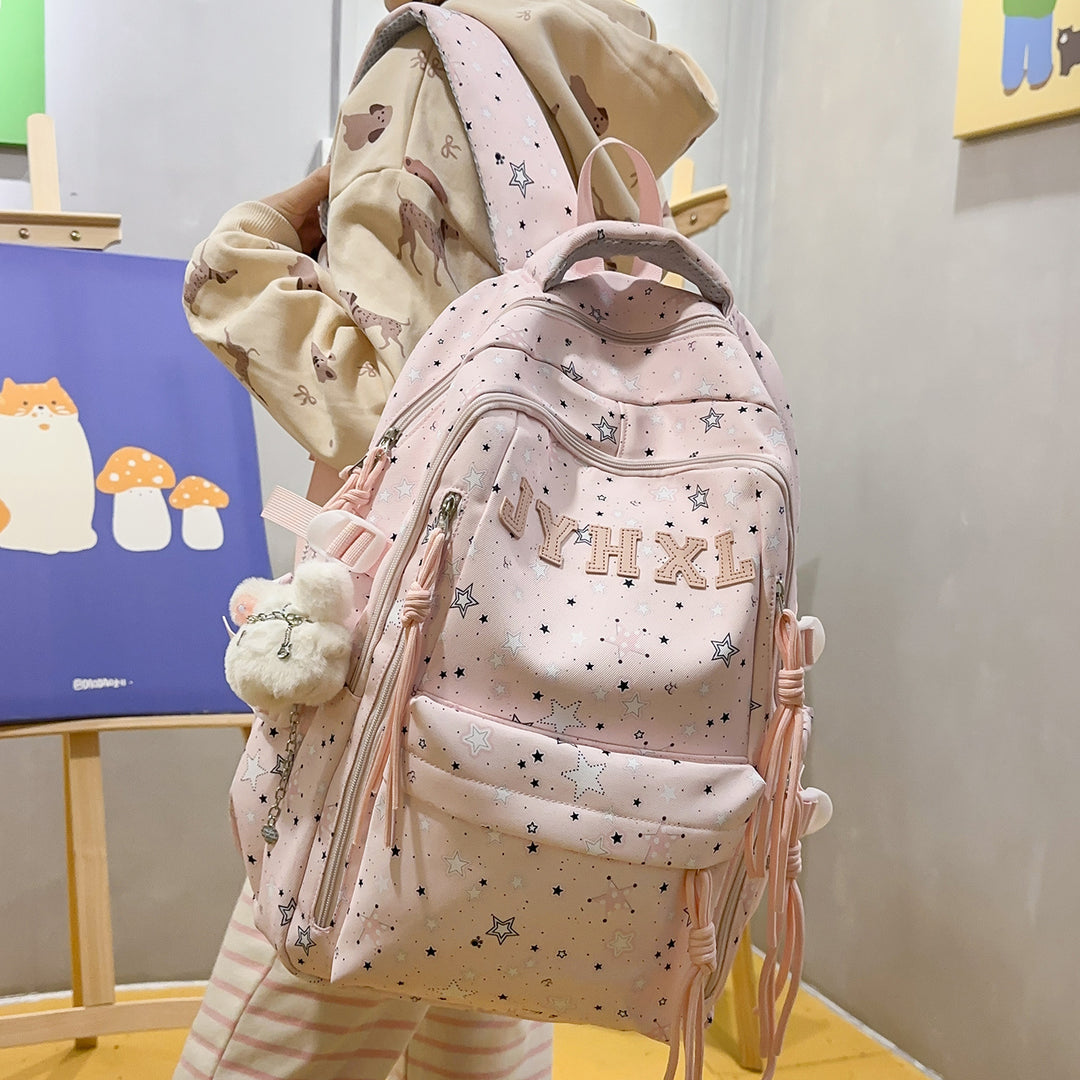 Star-Printed Casual Backpack Stornfield 1791205964