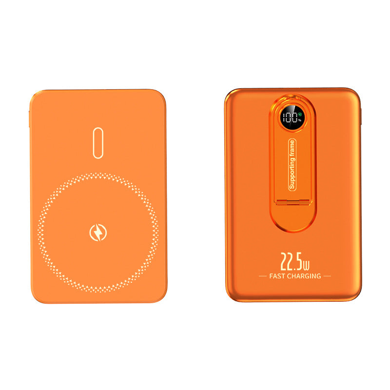 Portable Qi charging power bank with integrated fast charging function and digital display Stornfield
