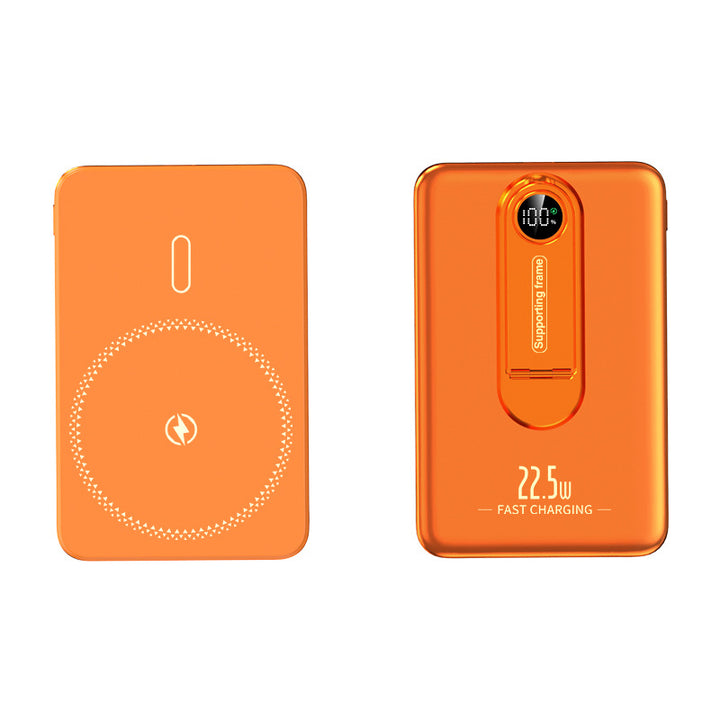 Portable Qi charging power bank with integrated fast charging function and digital display Stornfield