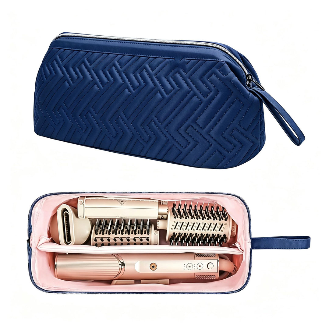 Cosmetic Organizer Bag with Elegant Quilting Stornfield