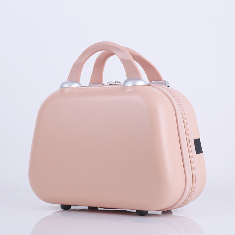 compact hard-shell travel cosmetic vanity case with dual top handles and secure zipper closure Stornfield