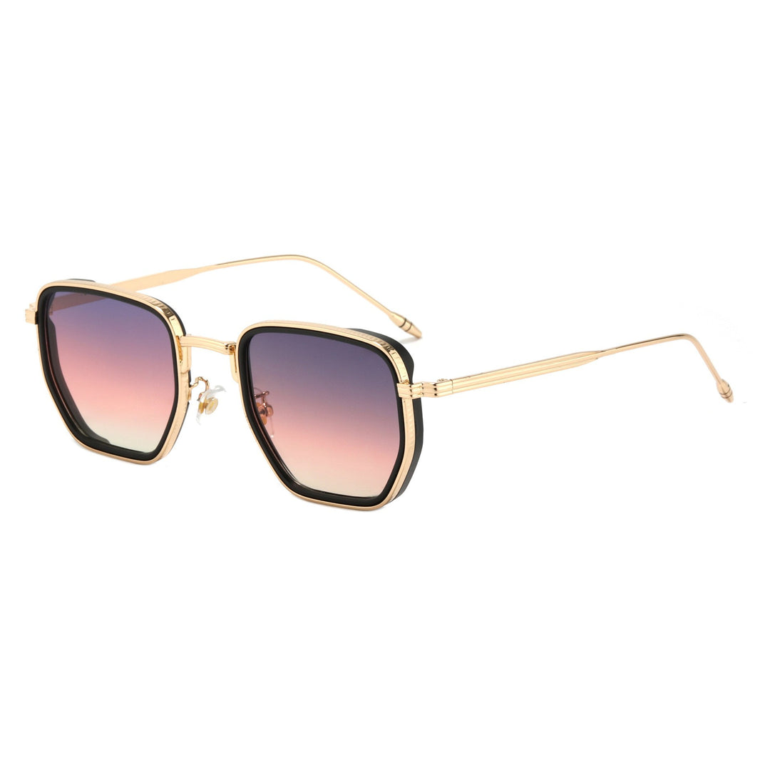 Ladies Square Designer Sunglasses with Stylish Metal Frame Stornfield