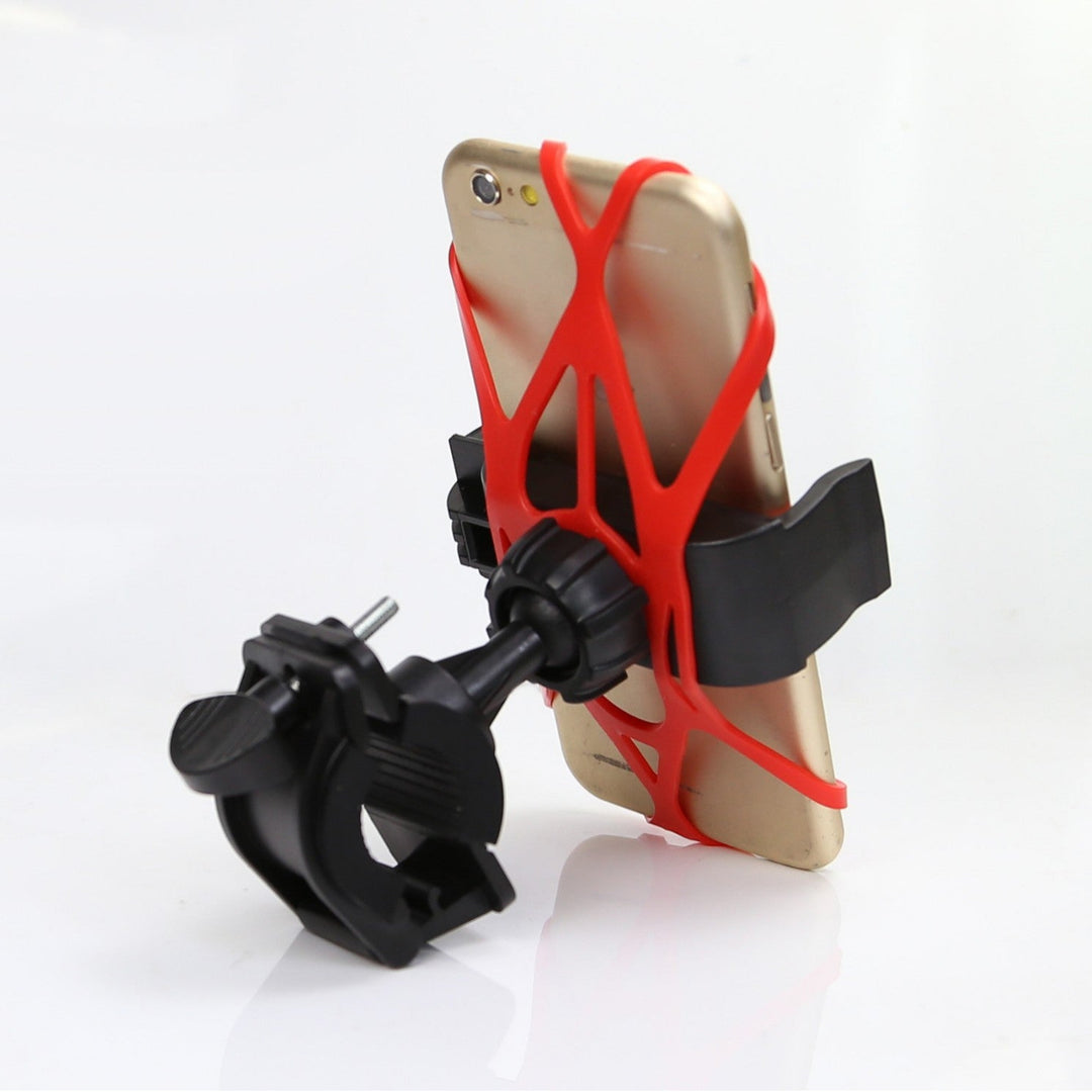 adjustable universal handlebar smartphone mount with anti slip silicone straps Stornfield