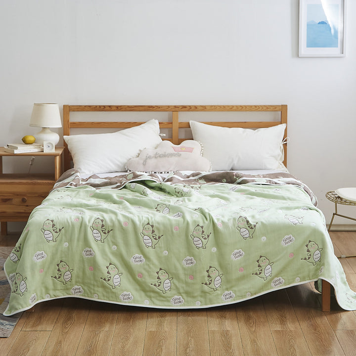Women Elegant Blanket with Subtle Leaf Pattern Stornfield