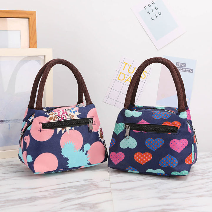 Floral Print Insulated Lunch Carrier Stornfield