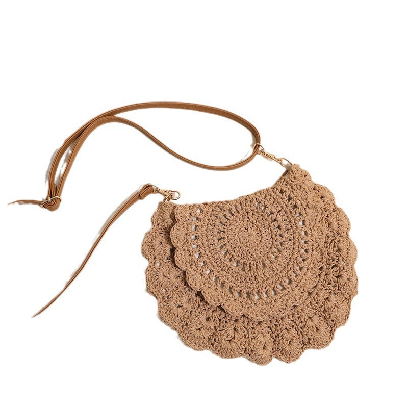 Crocheted Crossbody Bag with Feminine Details Stornfield