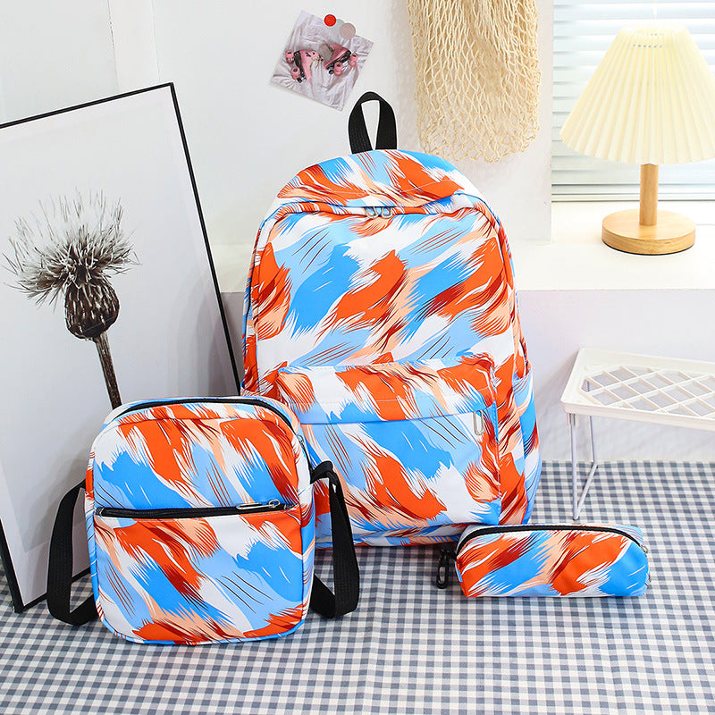 Stylish backpack with matching crossbody bag and pencil case Stornfield