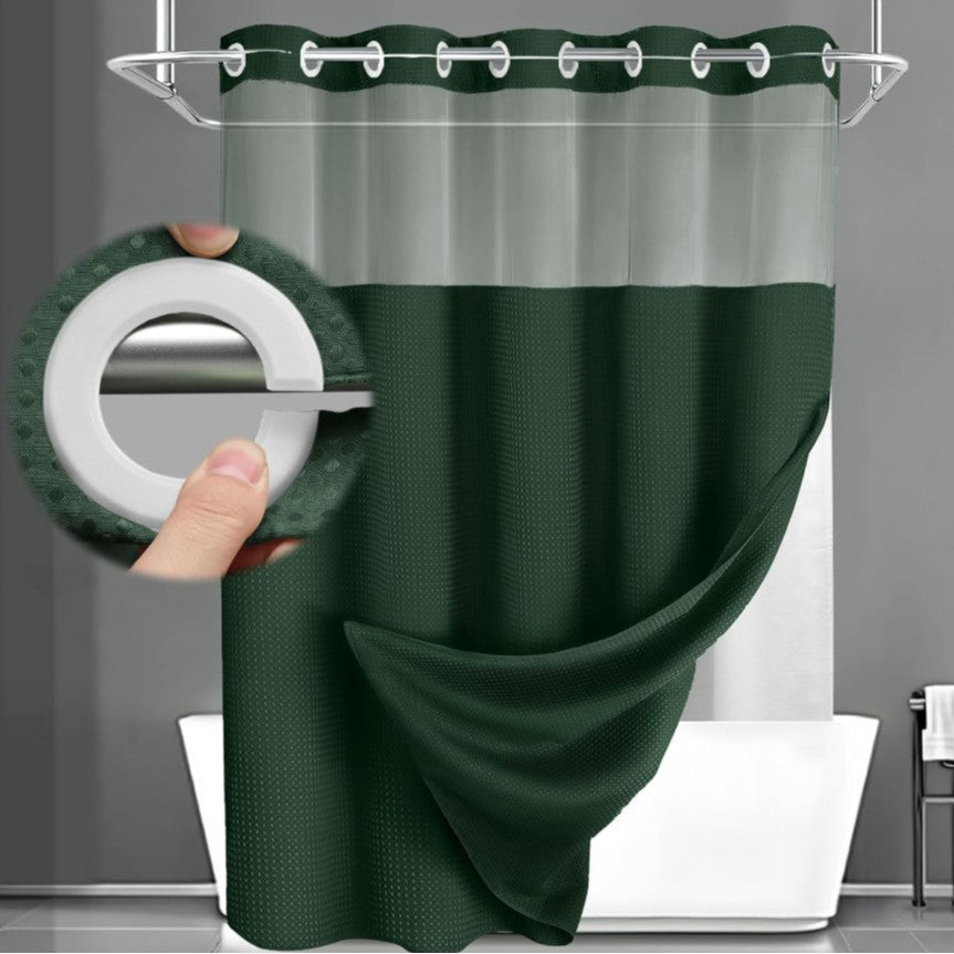 Textured Weave Shower Curtain Stornfield