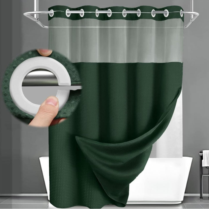 Textured Weave Shower Curtain Stornfield