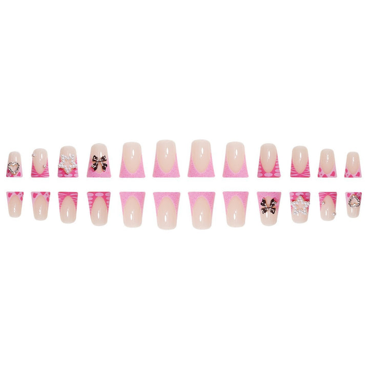 Decorative Press-On Nail Extensions with 3D Accents Stornfield