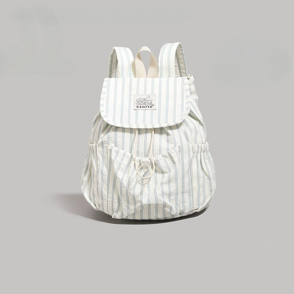 Leisure Backpack in Playful Striped Design Stornfield