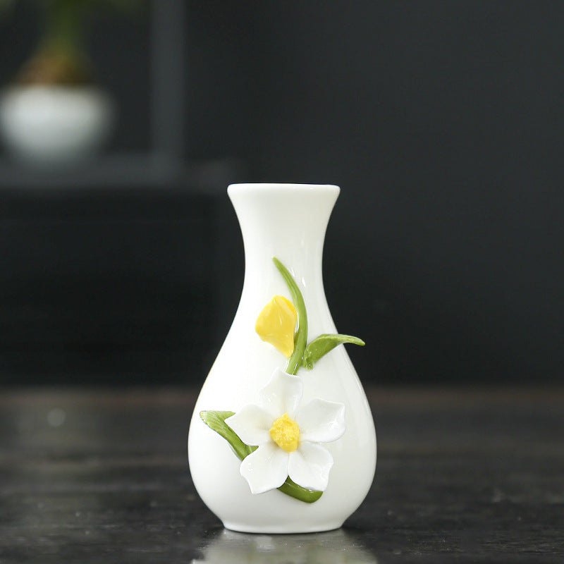 Floral Art Ceramic Vase Stornfeild