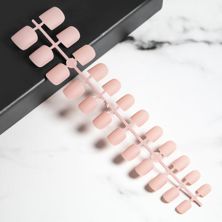 Matte Finish Press-On Nail Tips Stornfield