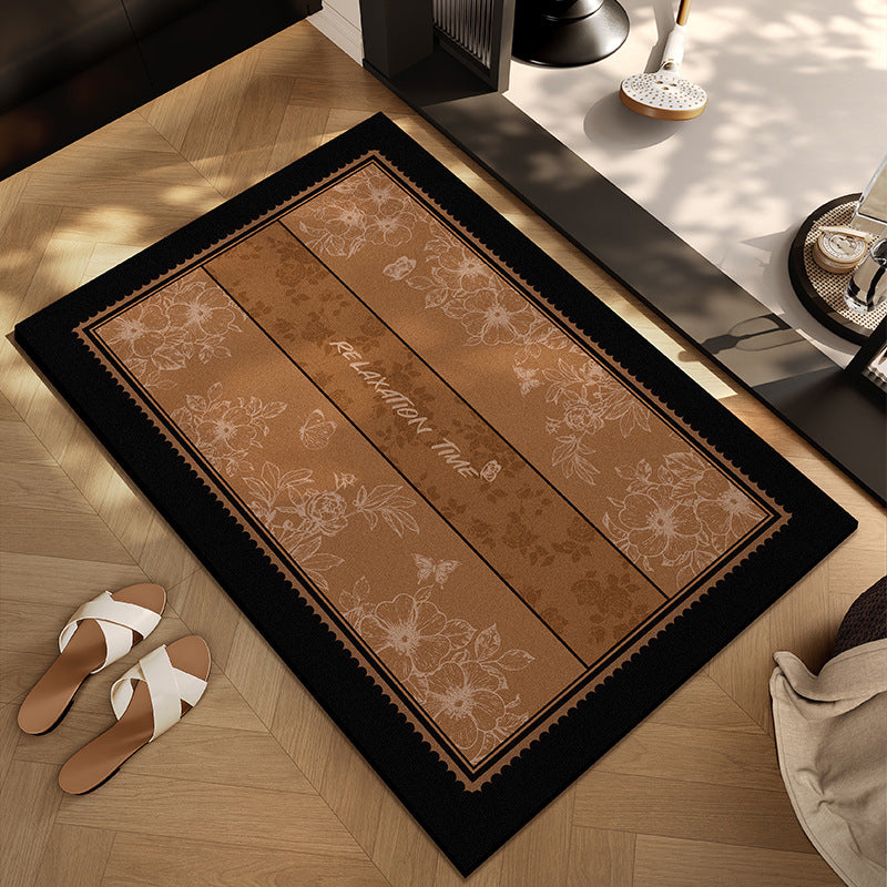 Checkerboard Patterned Entryway Mat Stornfield