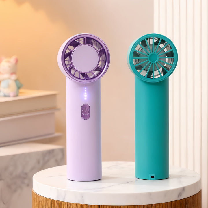 Women's Portable Handheld Fan with USB Charging Function and Flexible Design Stornfield
