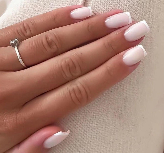French Tip Acrylic Nail Extensions Stornfield
