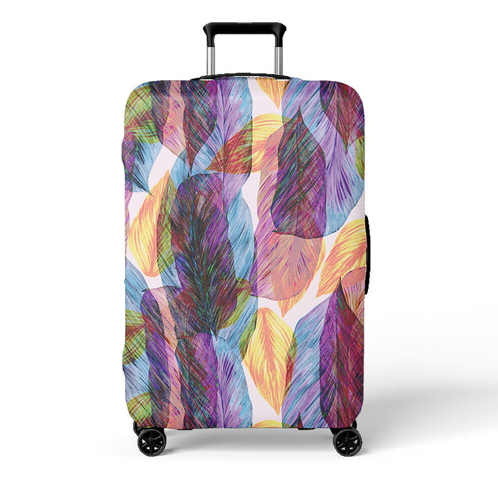 Unisex Suitcase Cover with Colorful City Design Stornfield