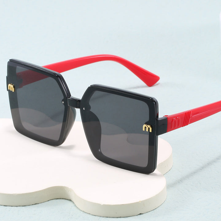 Women's stylish square sunglasses with mirrored gradient Stornfield