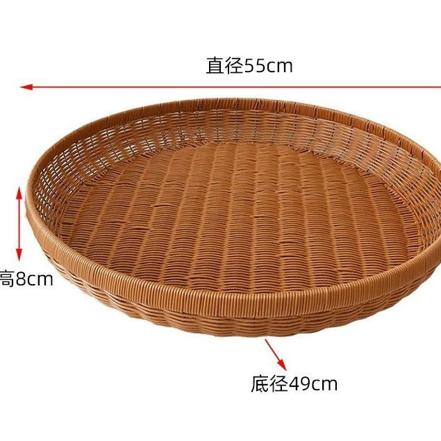 Unisex Round Rattan Basket Stornfield