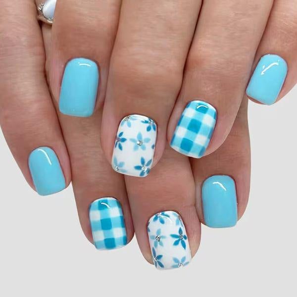Floral Patterned Nail Art Enhancements Stornfield 1789915405