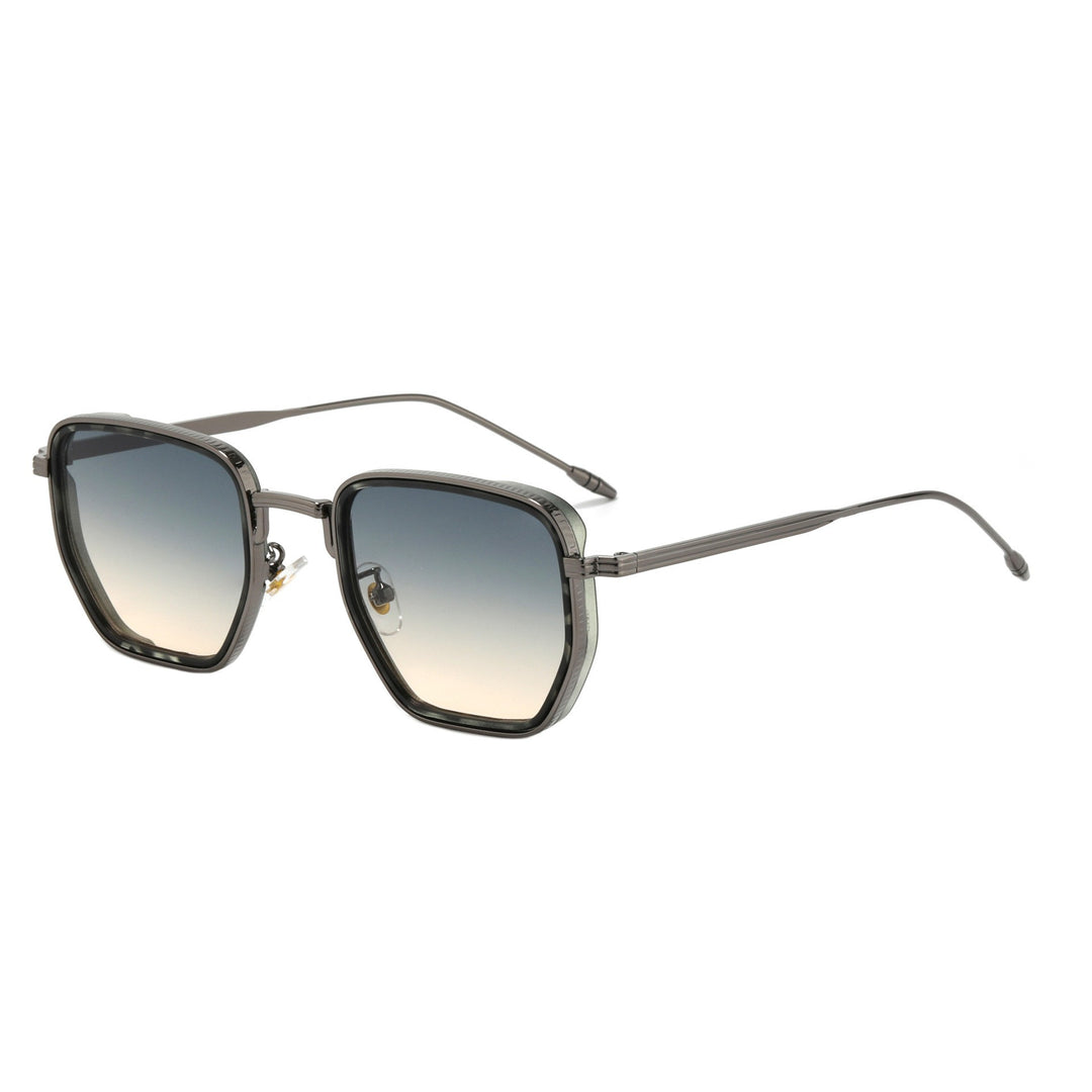 Ladies Square Designer Sunglasses with Stylish Metal Frame Stornfield