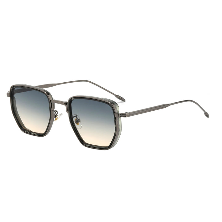 Ladies Square Designer Sunglasses with Stylish Metal Frame Stornfield