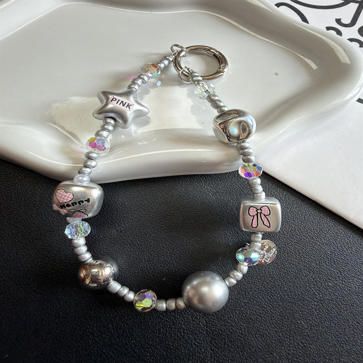 Decorative Beaded Charm Keychain Stornfield 1790135619