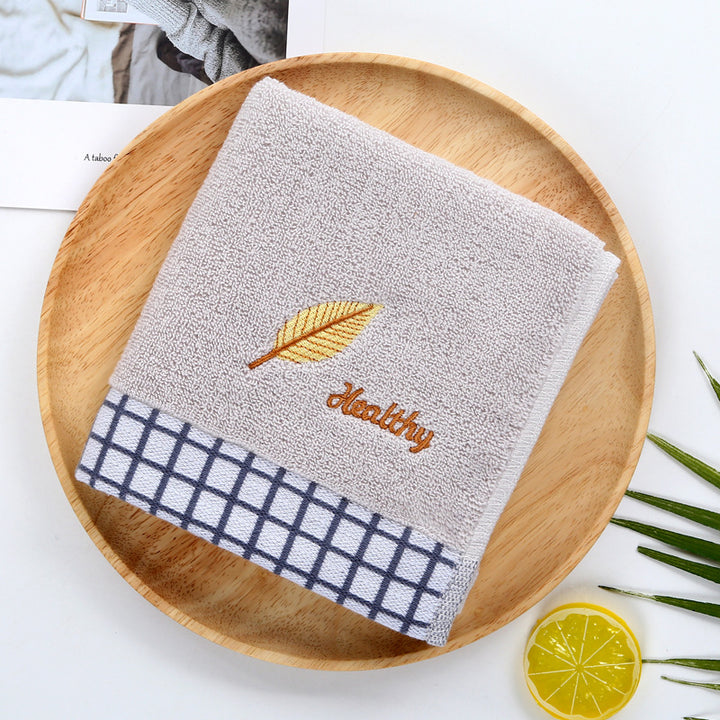 Terry Bath Towel with High-Quality Check Border Stornfield