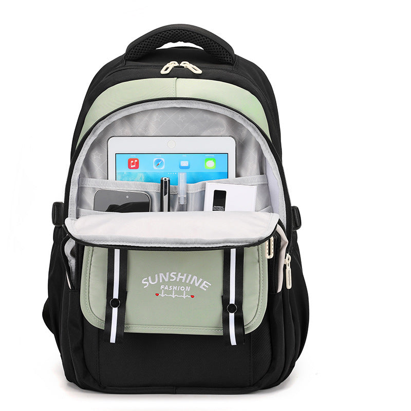 Stylish school backpack with functional compartments Stornfield