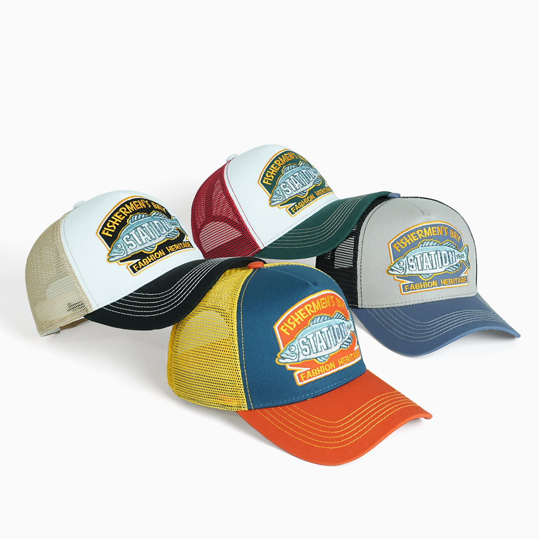 Ladies Trucker Cap with outstanding embroidery design Stornfield