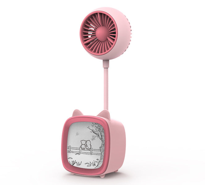 Unisex Cute Bunny-Themed Rechargeable Desk Fan Stornfield