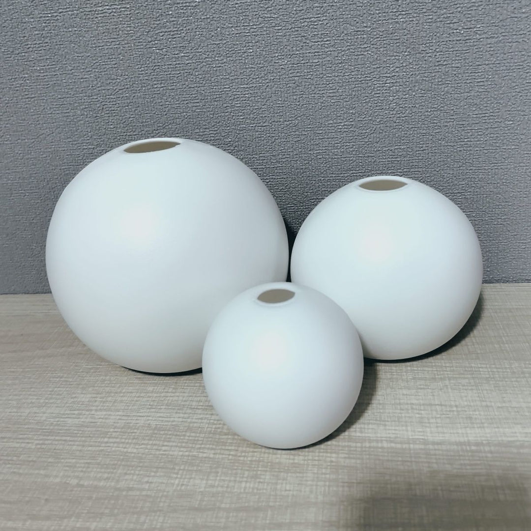 Minimalist Ceramic Sphere Planter Stornfeild