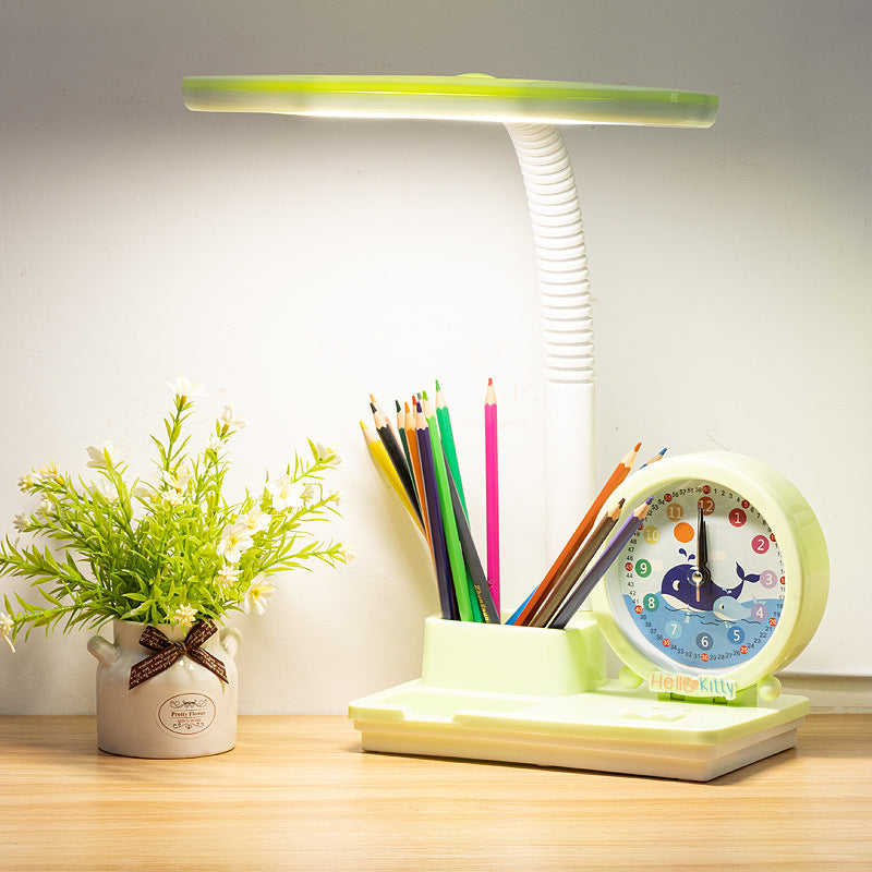 Multifunctional Desk Lamp with Clock