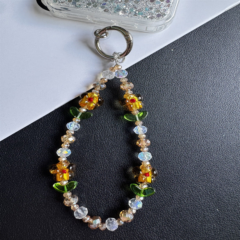 Floral Beaded Keychain Chain Stornfield