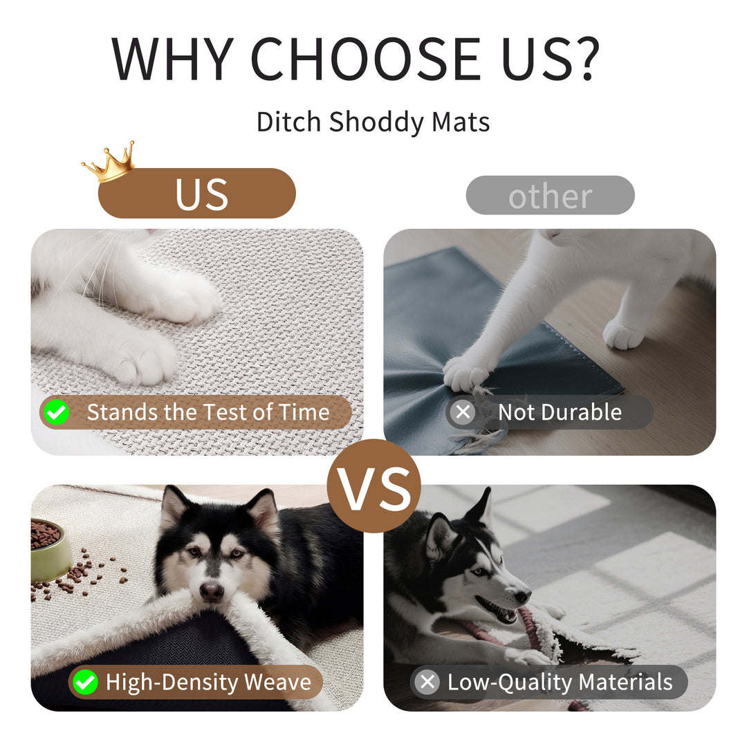 Soft Textured Pet Feeding Mat