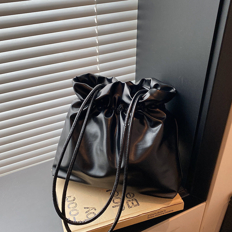 Functional Drawstring Handbag