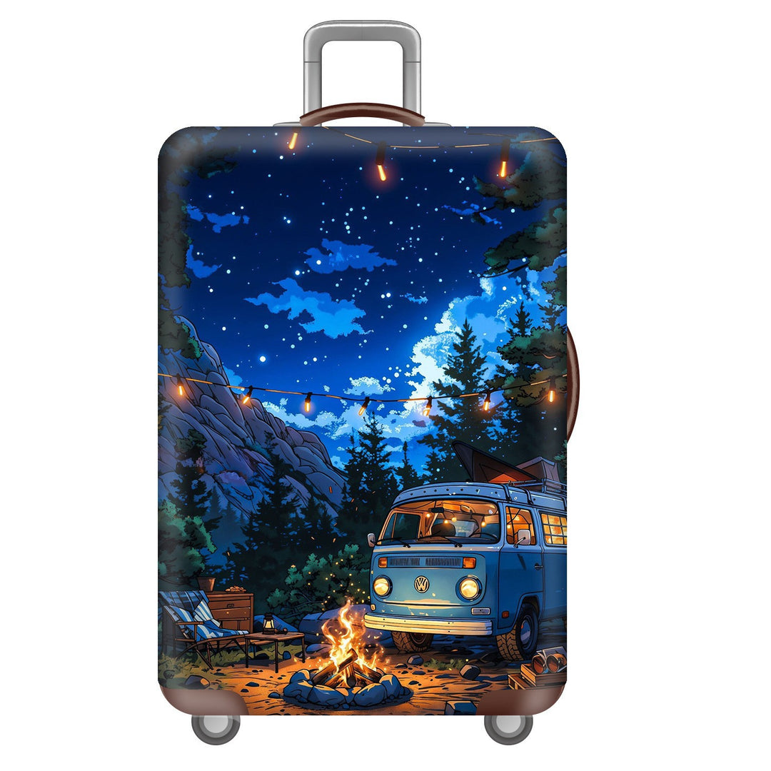 Unisex Hard Shell Suitcase with Dreamy Landscape Design Stornfield
