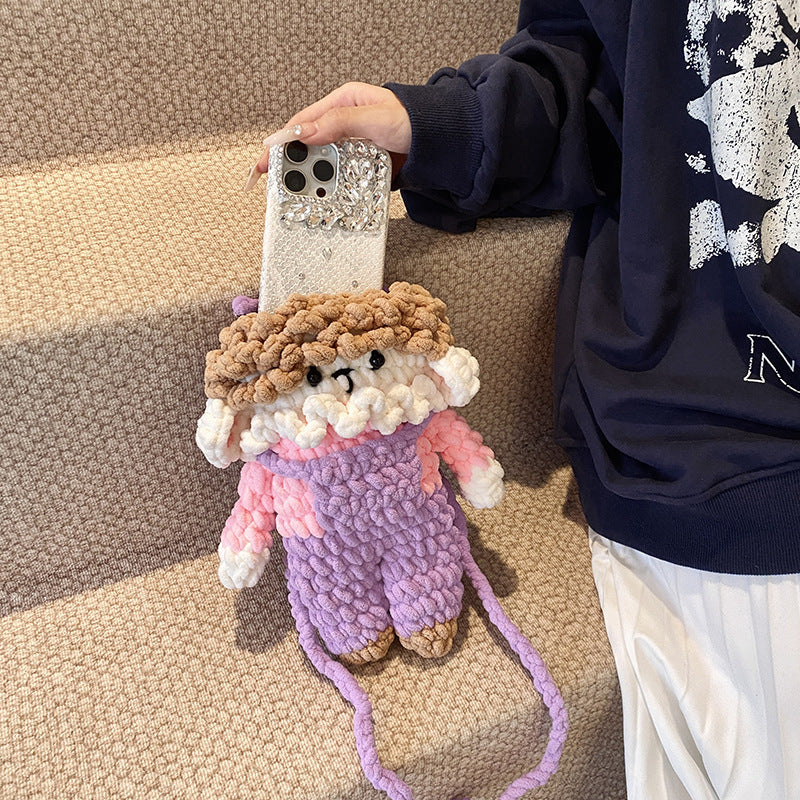Creative Plush Character Phone Holder