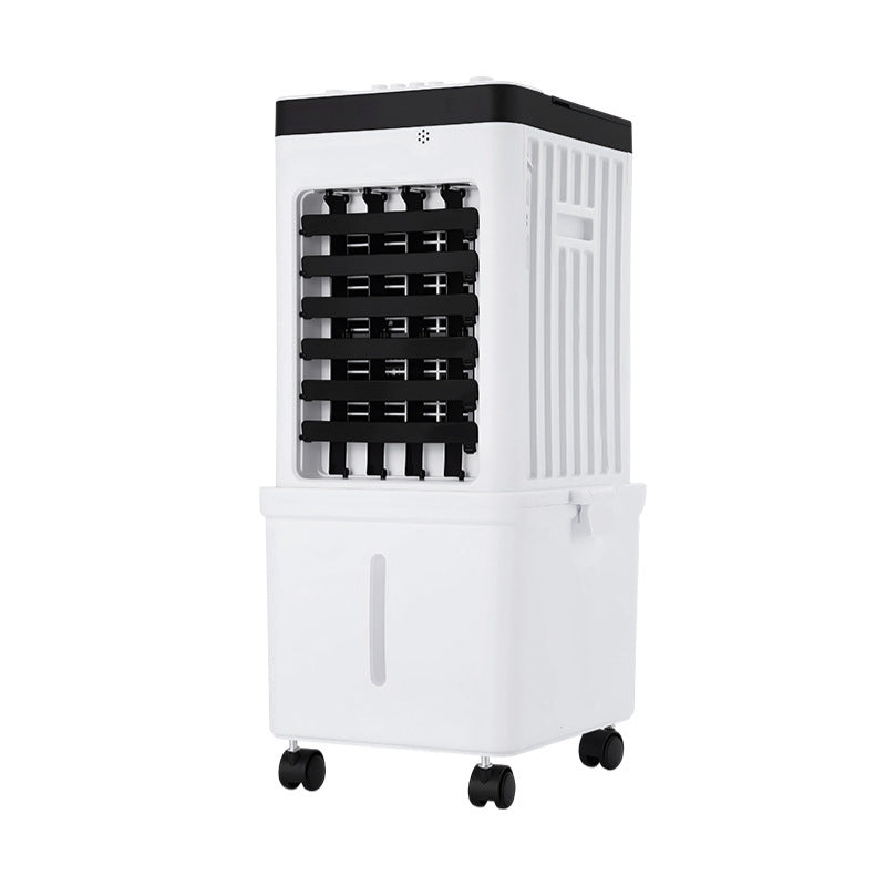 Unisex nan mobile evaporative air cooler with large water tank and wheels Stornfield
